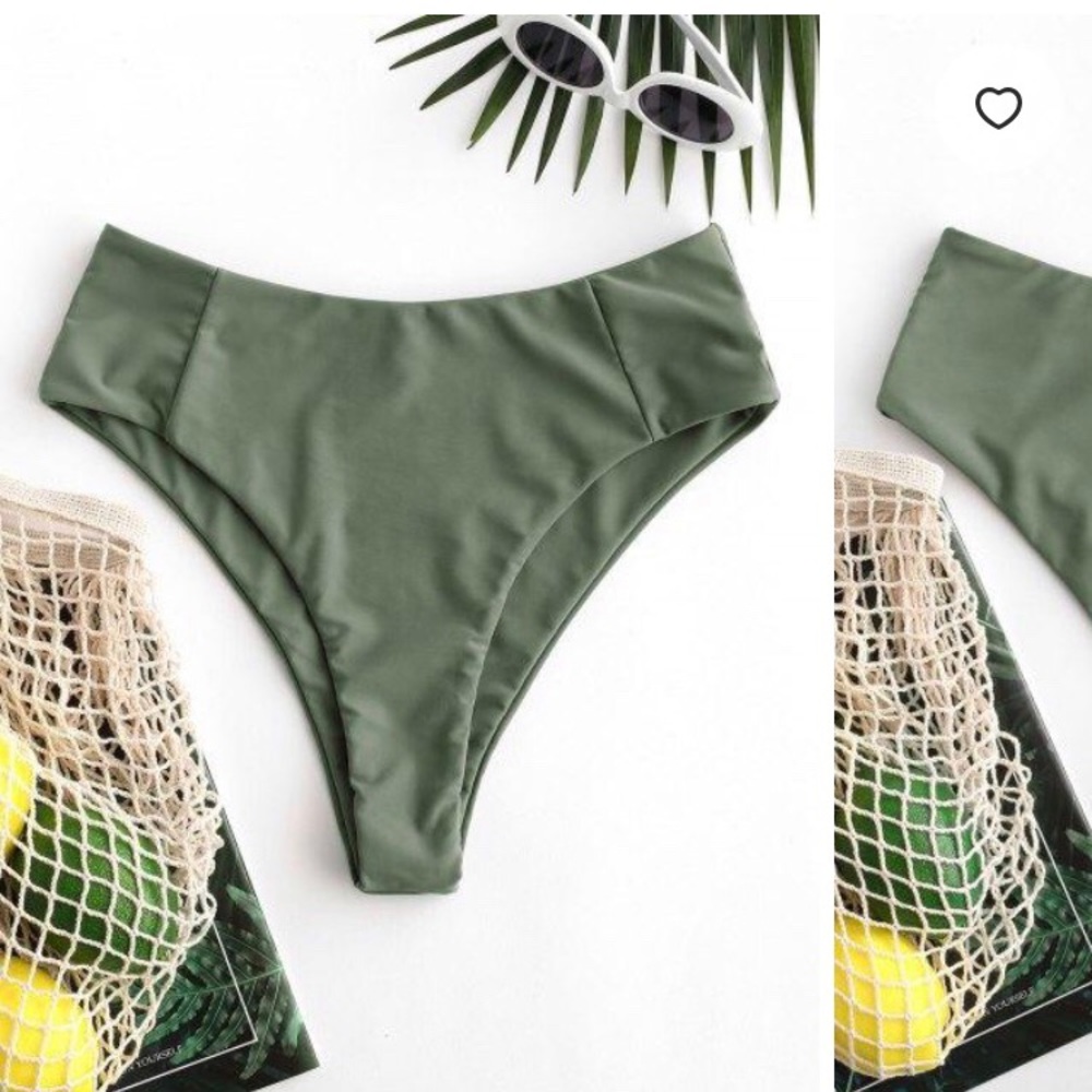 Zaful High Waisted Bikini Bottoms